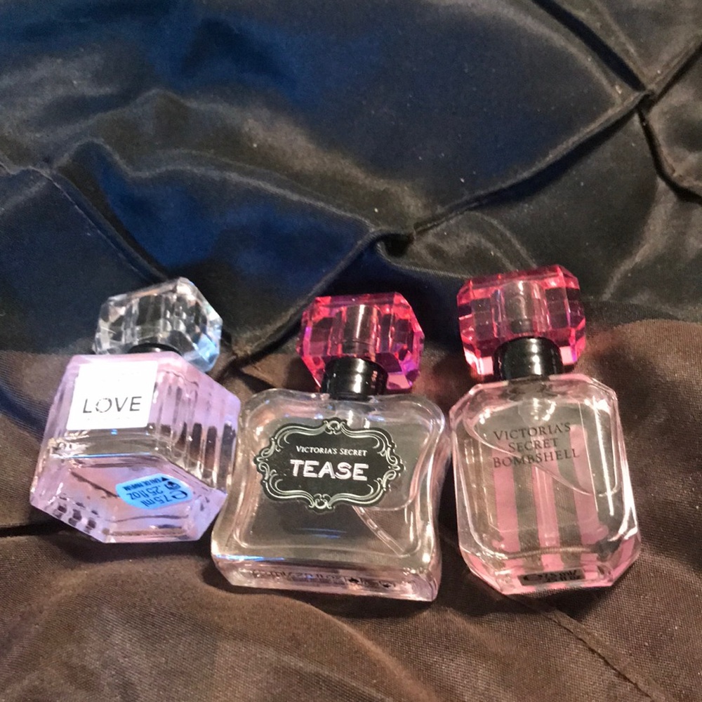 Almost new in bottles 3 Victoria Secret.